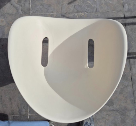 Image 1 of 7x Driade Soft Egg stoelen – Philippe Starck – wit – made in Italy