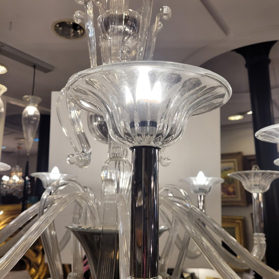 Image 1 of Lámpara De Techo /Chandelier Barovier & Toso, Cristal Soplado, 60’S – Italia