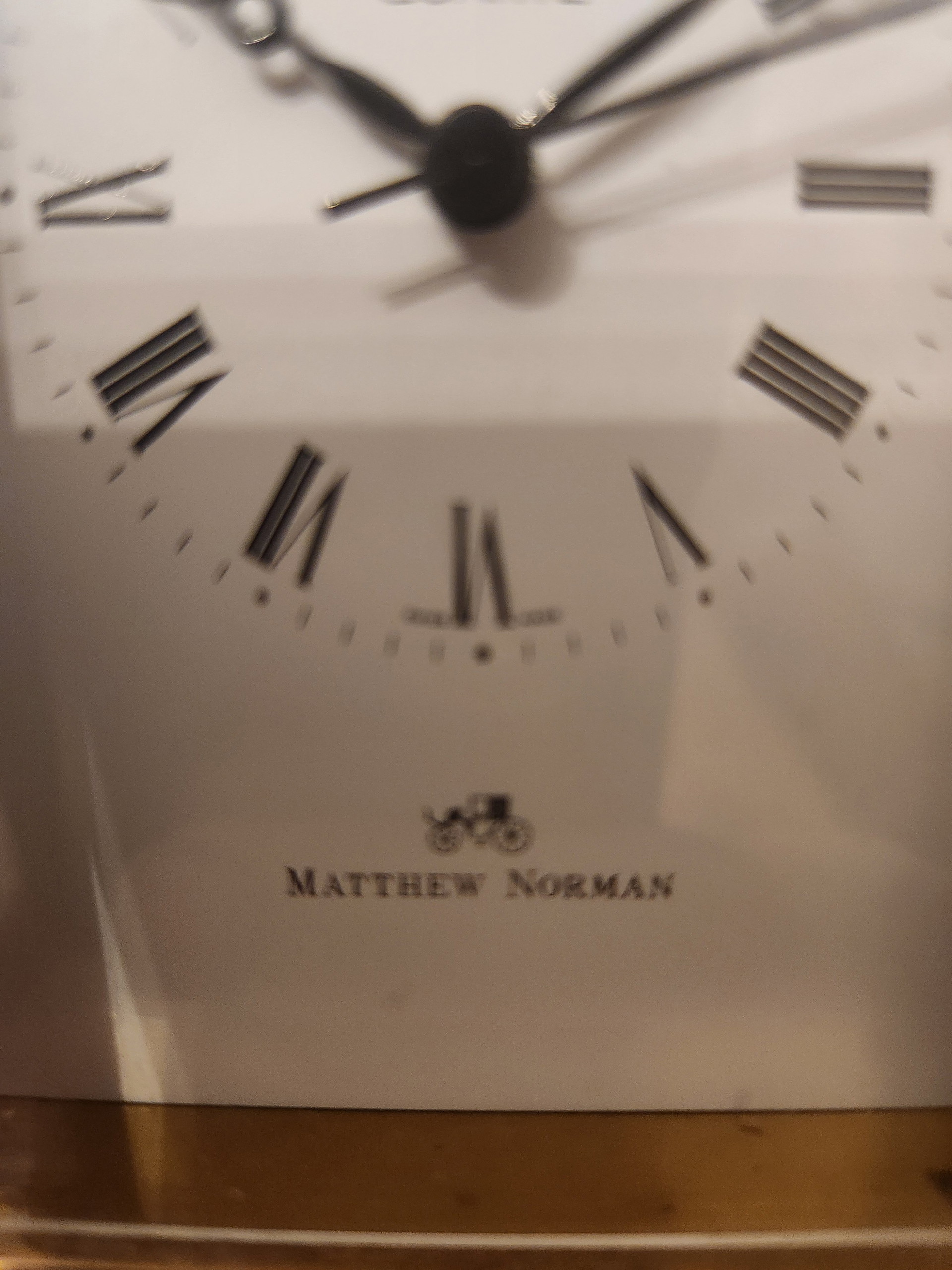 Beautiful Brass Matthew Norman Travel Clock (Swiss Made) – Quartz