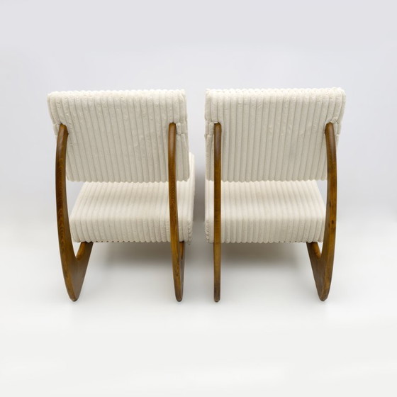 Image 1 of Ein Paar Adrian Pearsall Midcentury-Loungesessel aus Walnussholz für Craft Associates