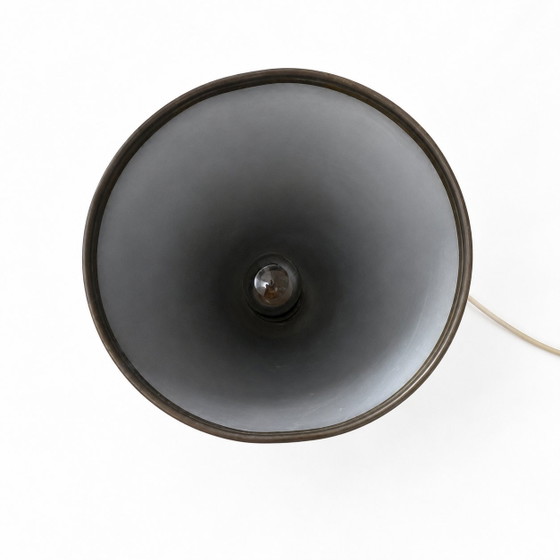 Image 1 of Green and Brass Stilnovo Style 1950s