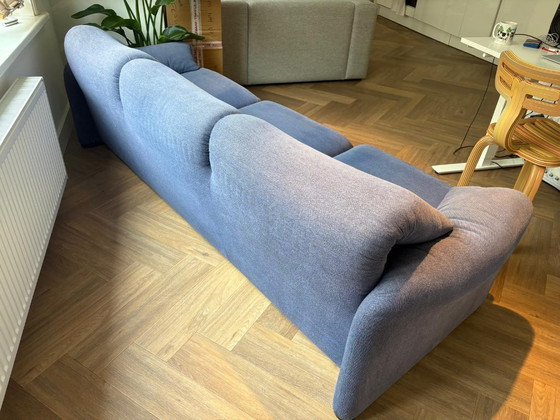 Cassina Maralunga 3-zitsbank – Vico Magistretti – 3-5 zitsbanken, Cotton (photo 4 of 8)