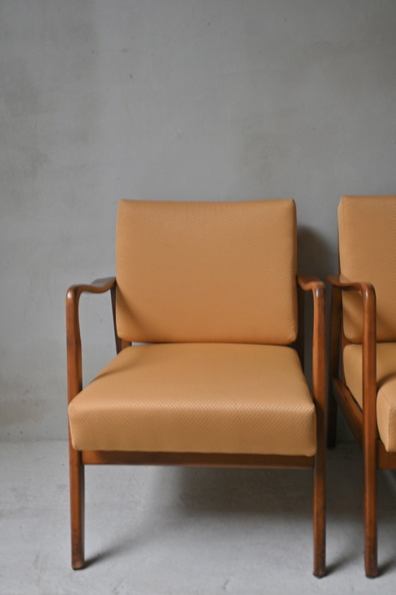 Image 1 of Set van twee vintage Scandinavische fauteuils