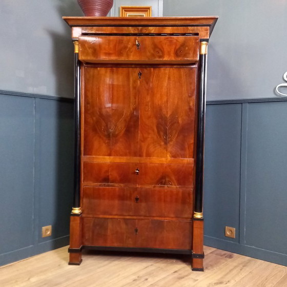 Image 1 of Französischer antiker Empire-Kabinettssekretär, 19. Jahrhundert