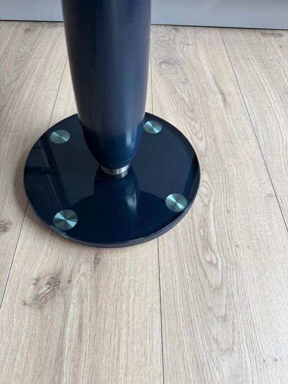 Leolux Exclusive Design Small Table Blue Glass. – Side tables, Wood (photo 9 of 9)