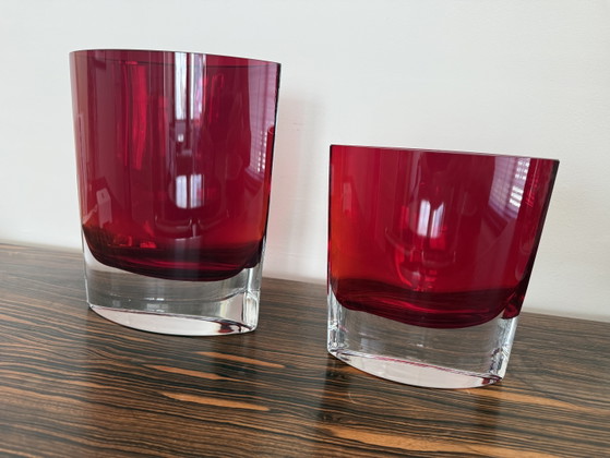Image 1 of Glass decorative vases 2x