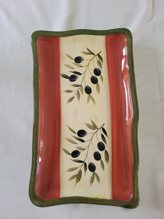 Image 1 of Multi-purpose schaal zwarte olijven