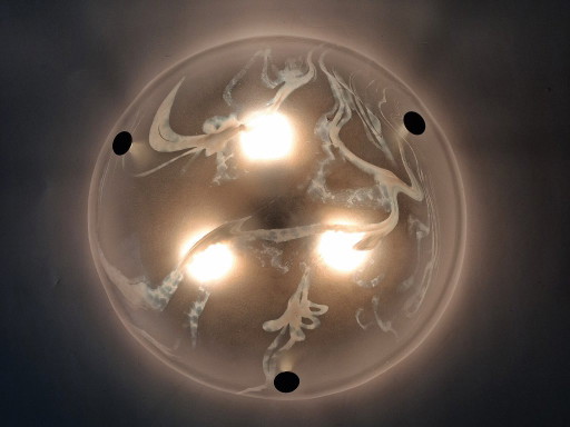 Hillebrand Murano Ceiling Light – plafondlampen, Metal