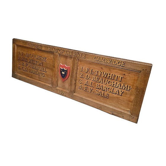 Image 1 of Gedenktafel vom Head of the River-Rennen 1923