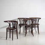 Sedie antiche Thonet con braccioli (c.1920). Set di 4 pezzi #3 – Poltrone (photo 6 of 40)