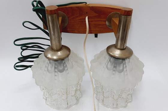 Image 1 of Vintage double wall light (sconce)