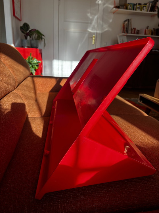 Image 1 of Niels Gammelgaard per IKEA Mensola da parete Kämpe rossa_ rarità