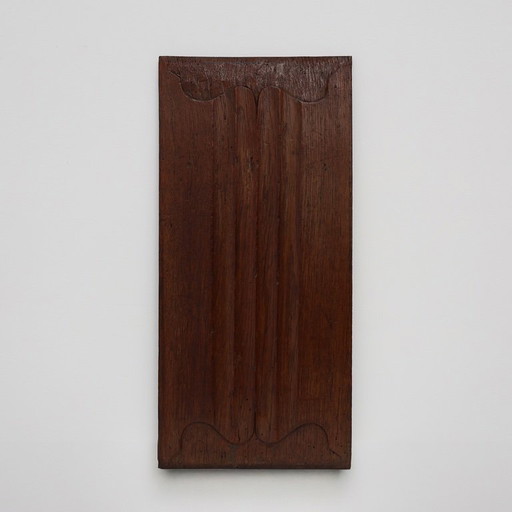 Pannello gotico intagliato in quercia del XVI secolo, Francia