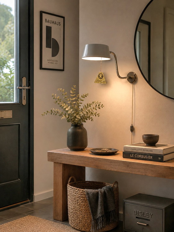 JUMO 750 wall light, brand new and original - 1950s industrial style – Metal, Chrome (photo 5 of 15)