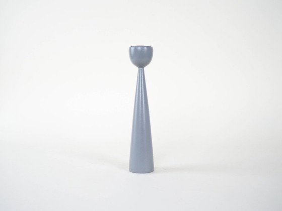 Image 1 of Candelabro gris, diseño danés, década de 1970, fabricado en Dinamarca.