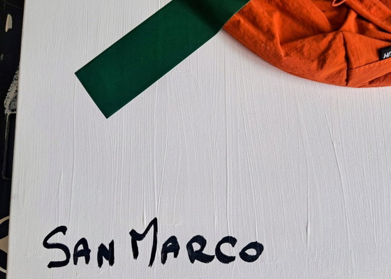 Image 1 of Enzo SAN MARCO – Dies ist eine orange Banane – Gemälde des Künstlers