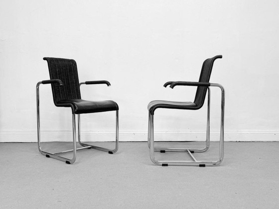 1/7 Tecta D20 B20 Cantilever Chair Black Leather – Chairs and lounge chairs, Plastic (photo 2 of 12)