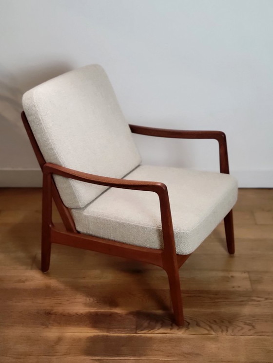Image 1 of Vintage armchair FD 109 by Ole Wanscher for France & Daverkosen