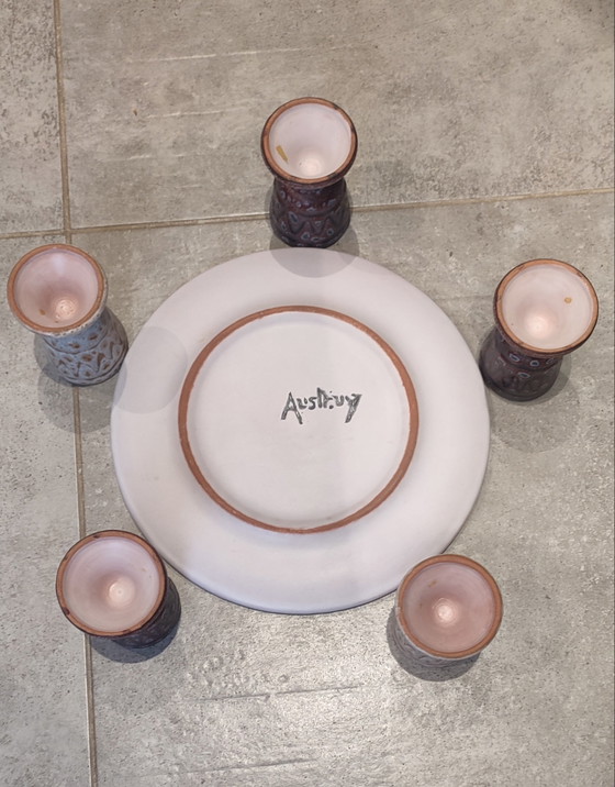 Set di uova in ceramica vintage di Jean Austin – Jean Austruy, Accessori da tavola (photo 8 of 15)