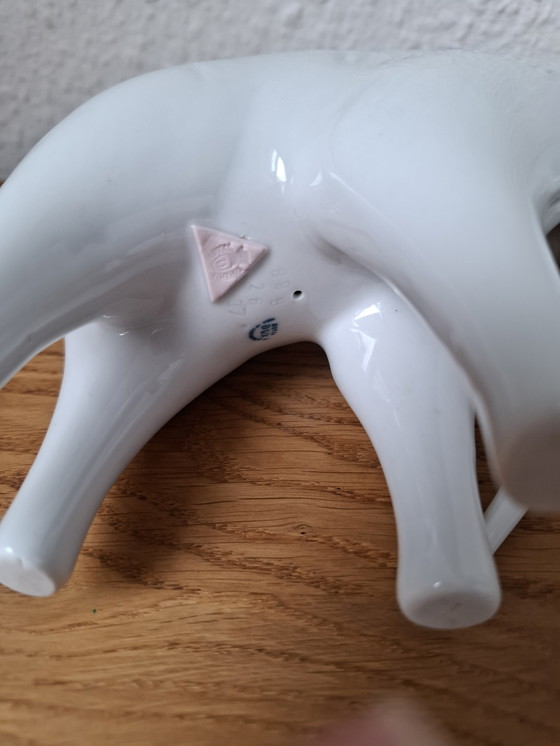 Image 1 of Royal DUX, Jaroslav Ježek, EXPO 58, Porcelana Blanca Elefante