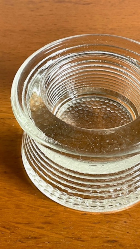 Image 1 of Vintage Glass Paperweight Trinket Tray