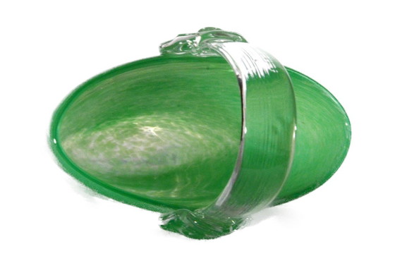 Vase en verre artisanal dans le style de Murano, L14xP9xH18cm – Glass (photo 3 of 6)