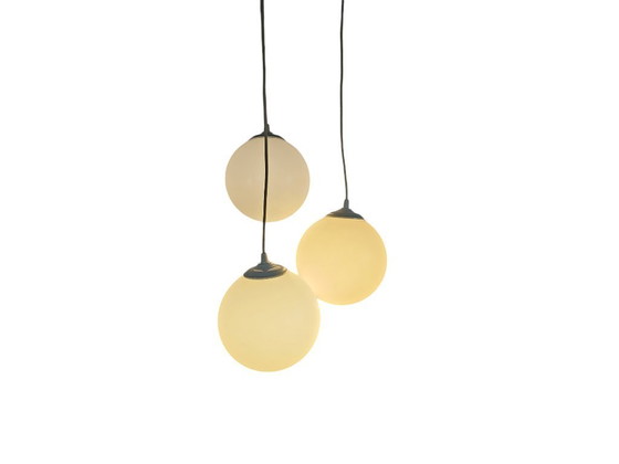 Image 1 of Woja style - Cascade Space Age lighting - opaline - 1970s