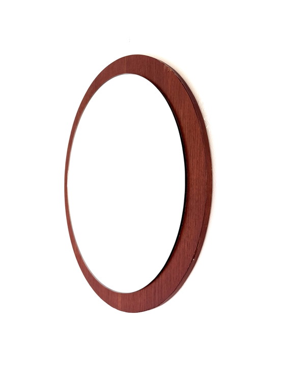 Specchio vintage danese in teak anni '60 – Glass, Wood (photo 6 of 9)
