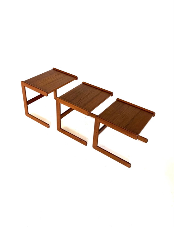 Vintage teakhouten mimiset, Salin Nyborg ‘60 – Bijzettafels, Wood (photo 3 of 8)
