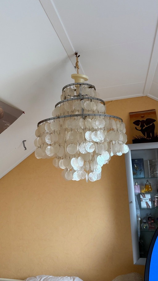 Bellissimo lampadario vintage anni '70 in perfette condizioni