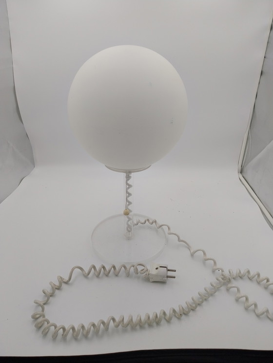 Image 1 of 1 x Harco Loor tafellamp in glas en perspex 1980's