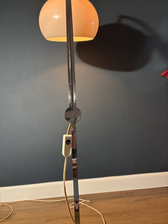 Image 1 of Lámpara de pie de arco cromado Sölken Leuchten de los años 60