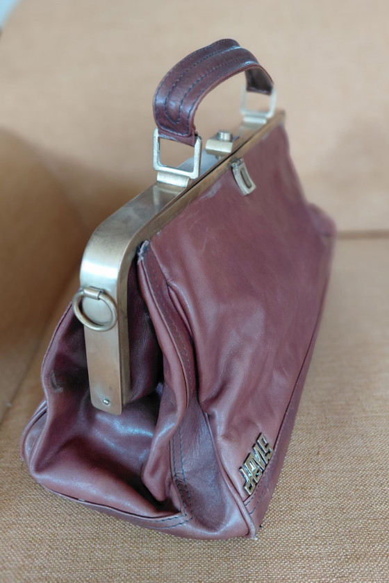JEMS Borsa vintage in pelle con chiusura a scatto / Borsa da medico – Altre borse (photo 2 of 8)