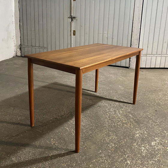 Image 1 of Scandinavische houten eettafel, bureau, 1960