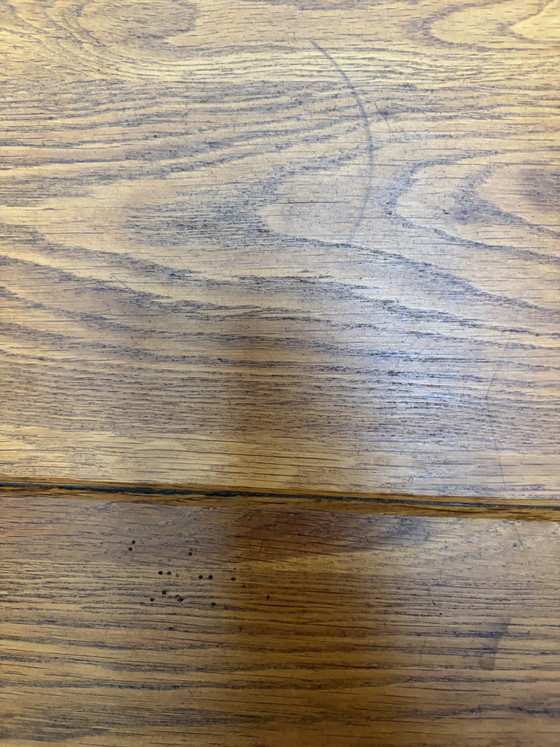 Image 1 of table basse robuste en bois de style brésilien vintage