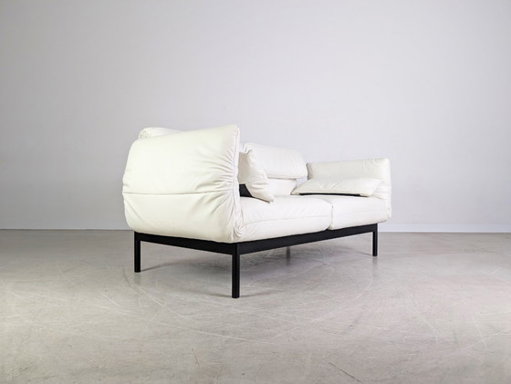 Image 1 of Divano originale Rolf Benz Plura in pelle a due posti beige chiaro