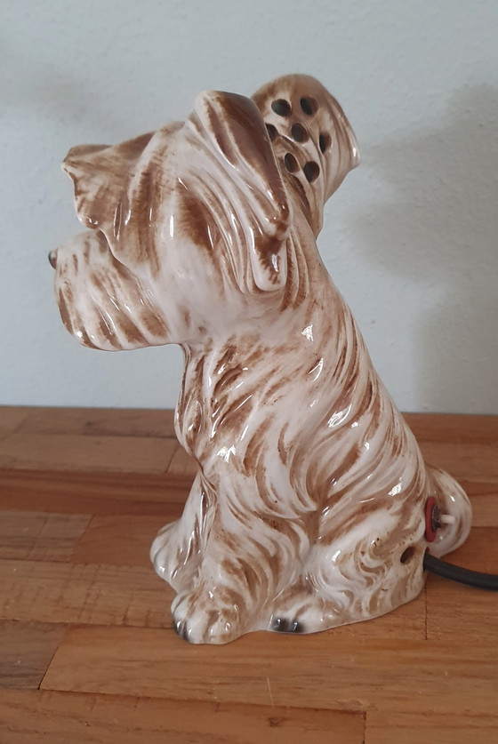 Immaculate Set of 2 Vintage Porcelain Dog Tealights (1950s) – Table lamps (photo 10 of 15)