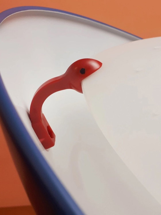 Image 1 of Vintage plafondlamp Ikea SMYG Memphis-stijl Ufo-paddenstoellampontwerp Maria Vinka