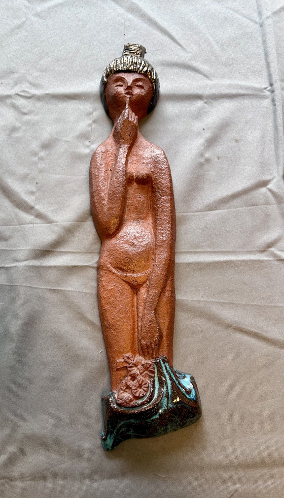 Image 1 of Sculture murali in ceramica di Perignem – set sirena – Belgio, anni '60