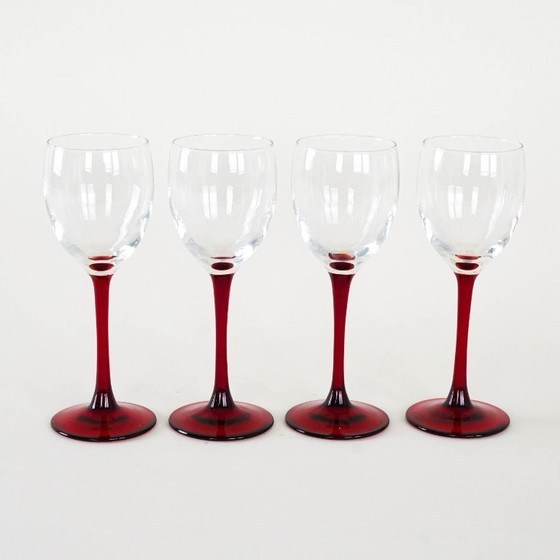 Image 1 of Set Weingläser, dänisches Design, 1970er Jahre, hergestellt in Dänemark