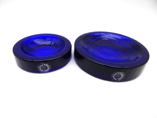 Paar asbakken • Lege zakken • Eklettika groen • Carlo Nason • V.Nason & C. • Murano • 2000