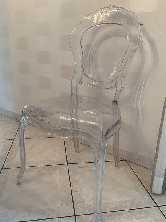 Image 1 of Gustavian cherry wood dining room set - Complete redesigned set
