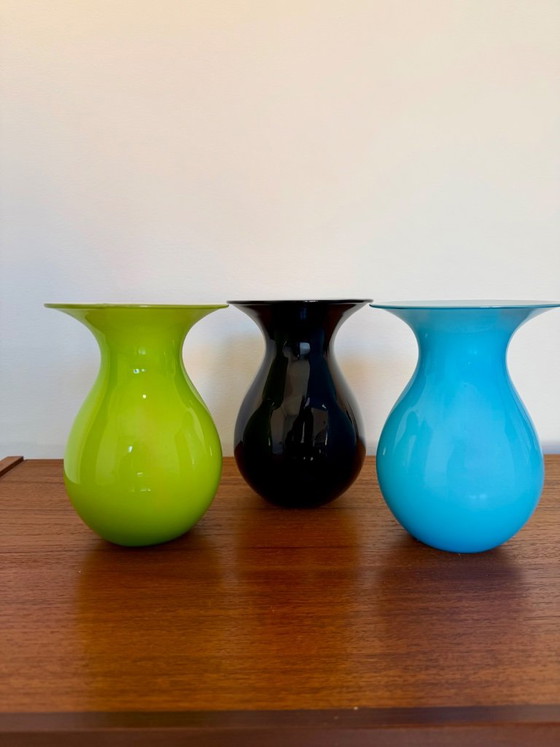 Vase Shape Turquoise Holmegaard – Glass (photo 3 of 5)