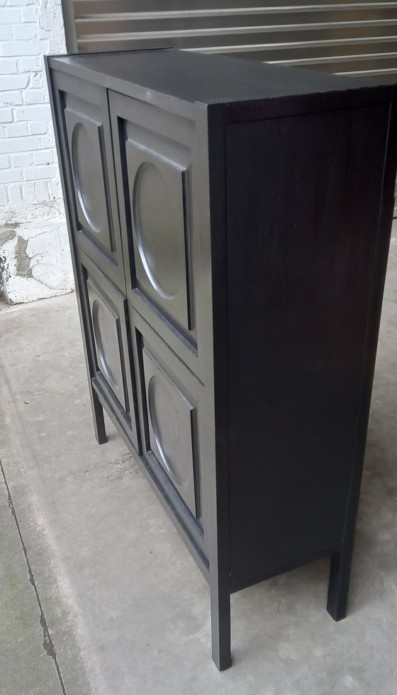 Image 1 of Highboard Dressoir Bar Brutalistische stijl De Coene 1970's