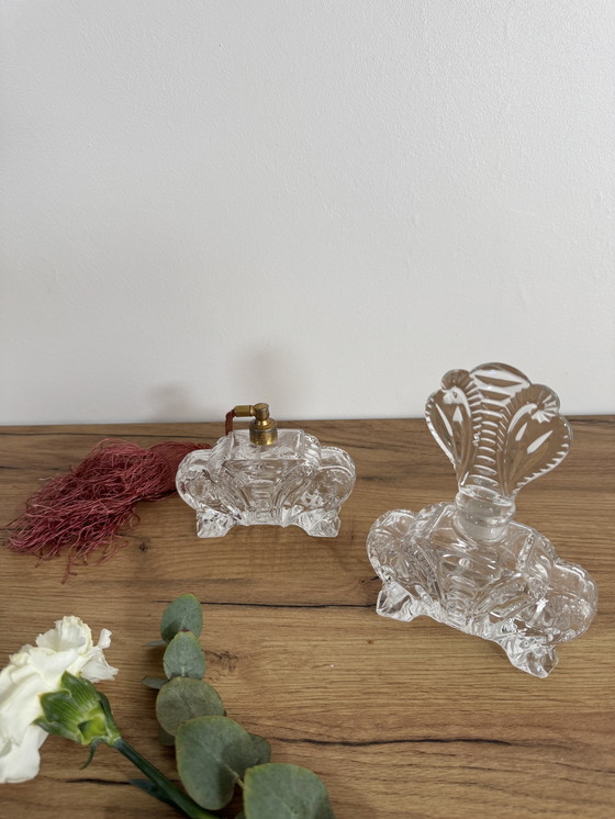 Image 1 of Vintage parfumflesje en spray
