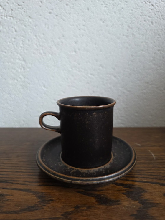 Arabia Finland Ruska cup and saucer set of 4 – Crockery, Ceramic (photo 4 of 8)