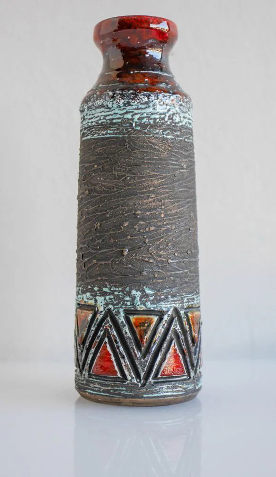 Image 1 of Vases en céramique scandinave moderne du milieu du siècle, de Tilgmans, Suède, lot de 2