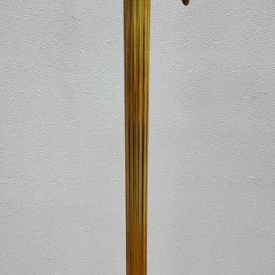 Image 1 of Brass rococo gold standing coat rack Hollywood Regency hall tree