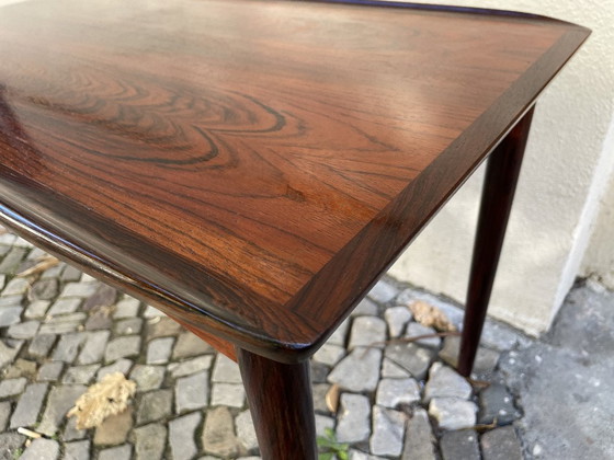 Image 1 of Jorgen Aakjaer Jorgensen per Møbelintarsia - Tavolino da caffè in palissandro / Tavolino da caffè della metà del secolo