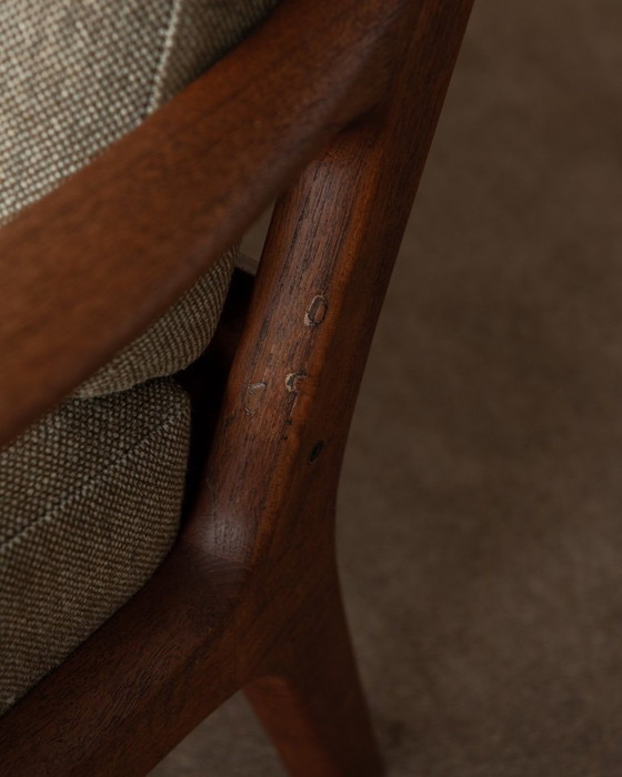 Image 1 of Vintage Senator tweezitsbank van Ole Wanscher voor Cado | Frame van Deens teakhout | Originele bekleding | Jaren 60